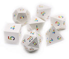 Metal Rainbow Dice on sale at Dark Elf Dice