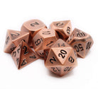 Metal Antique copper game dice set