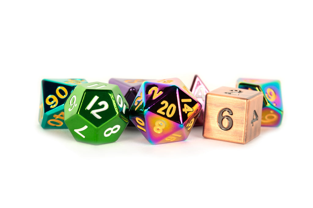 Random metal dice from metallic dice games