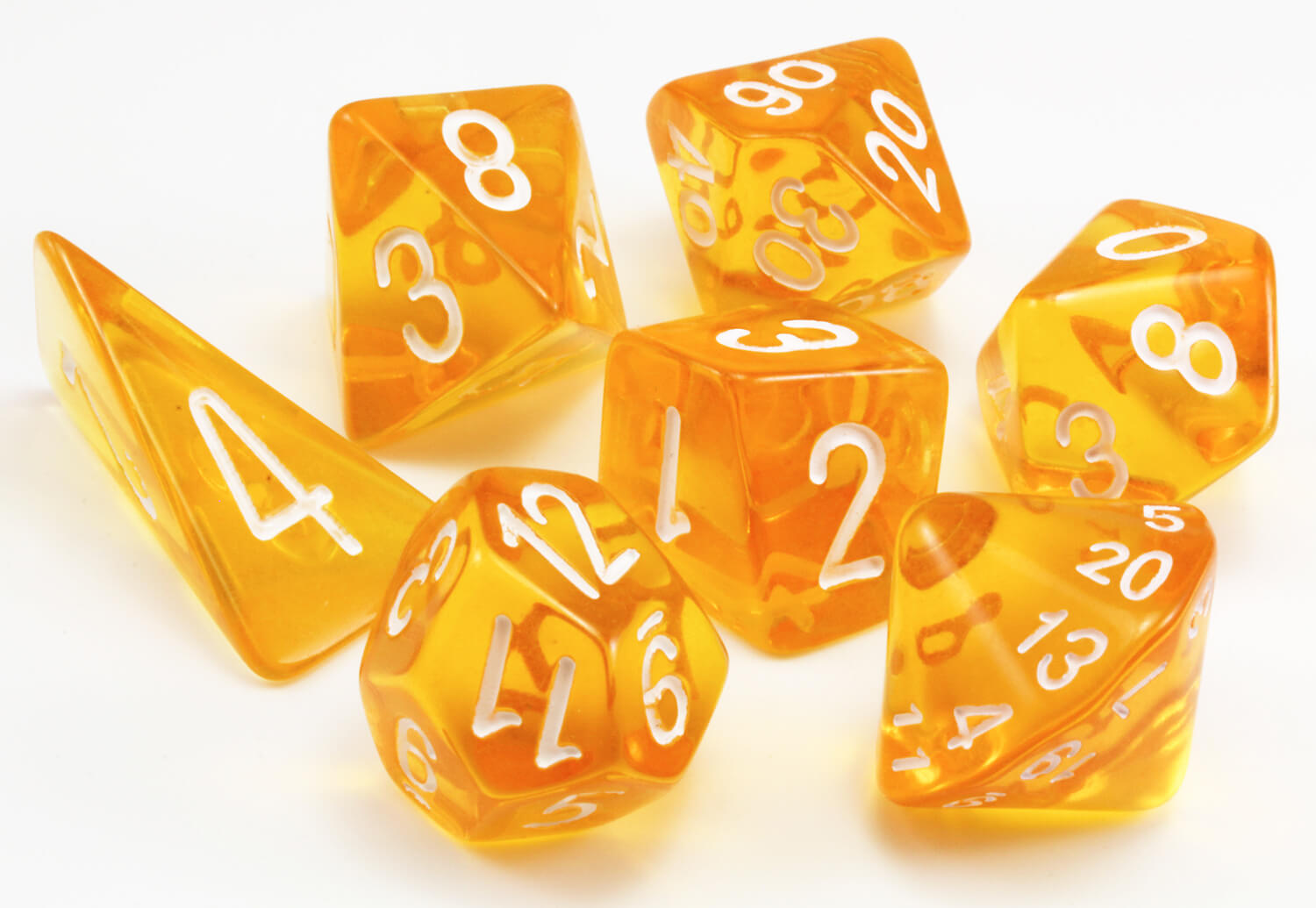 Skew Dice Translucent Amber