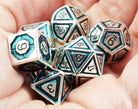 Assassin Metal Dice Teal 3