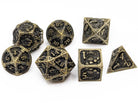 Antique Gold Epic Dragon Dice for ttrpg games