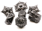 Weird Metal Dice Silver at Dark Elf Dice