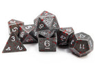 Battle hardened blood splatter dice at Dark Elf Dice