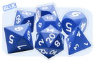 Giant Foam Dice Set Blue at Dark Elf Dice