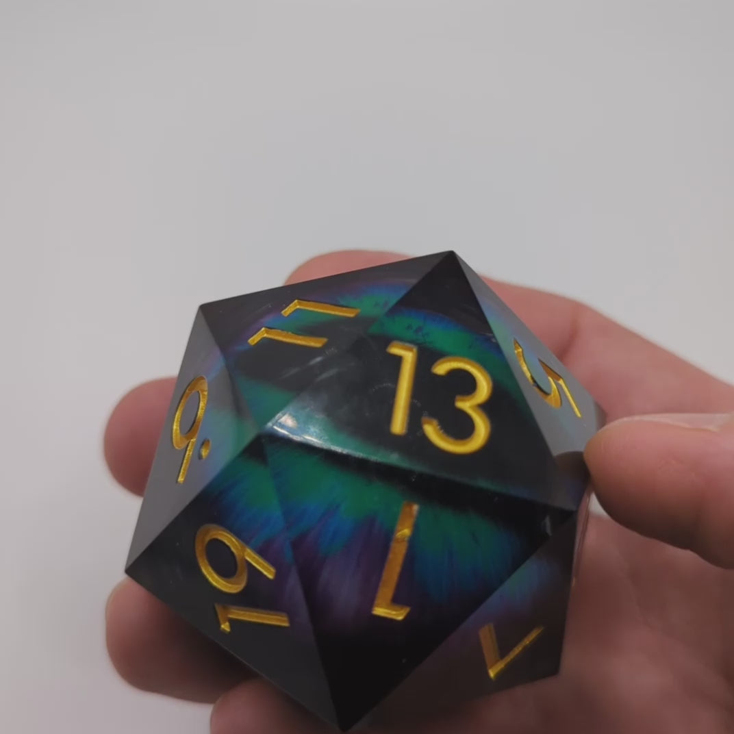 Giant Liquid Core D2 Eye Dice At Dark Elf Dice