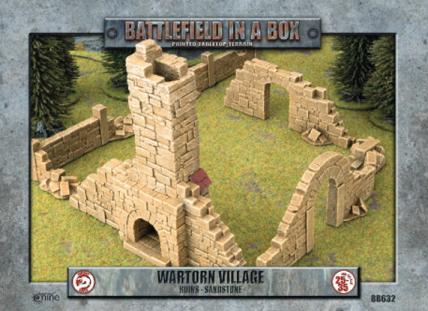 Battlefield In A Box Sandstone Ruins model terrain kit