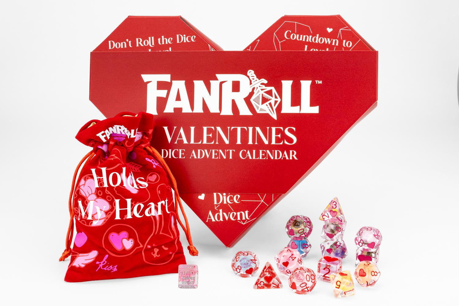 Fanroll Valentines Dice Advent Calendar