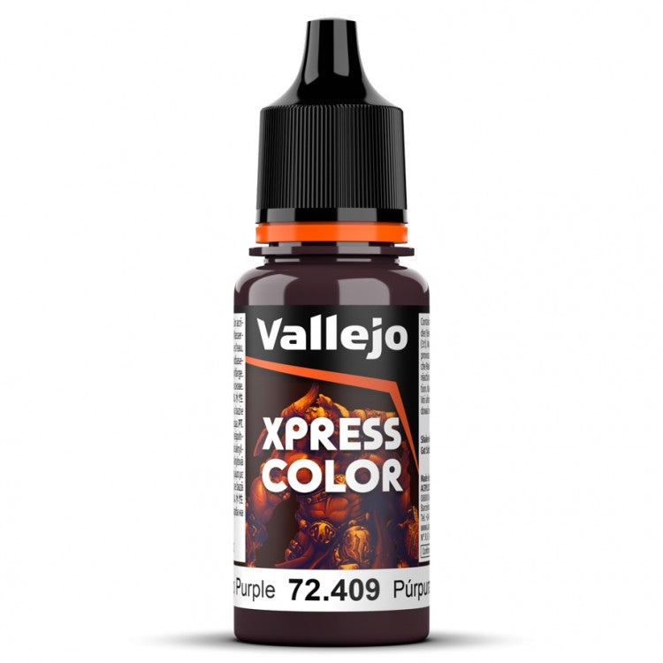 Deep Purple Vallejo Xpress Color Contrast Speed Paint for Fantasy and Wargame Miniatures