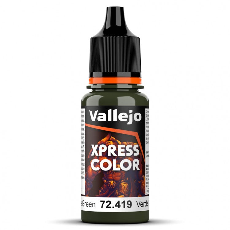 Plague Green Vallejo Xpress Color Contrast Speed Paint for Fantasy and Wargame Miniatures