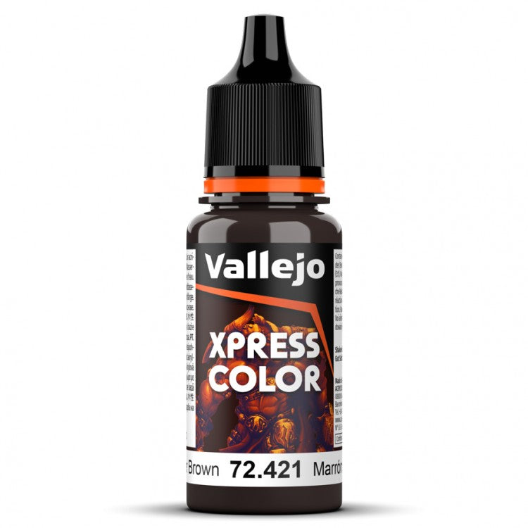 Copper Brown Vallejo Xpress Color Contrast Speed Paint for Fantasy and Wargame Miniatures