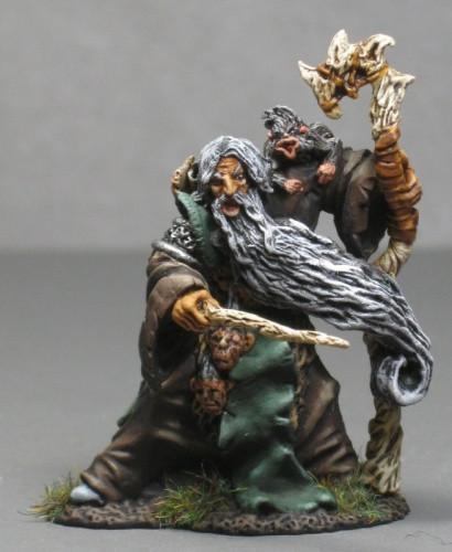 RPG Miniatures Druid With Wand