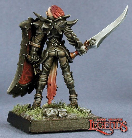 painted paladin miniature