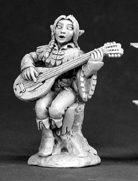 Elf Bard Miniature