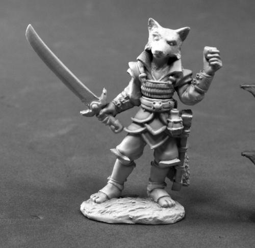 D&D Miniature Kitsune Rogue