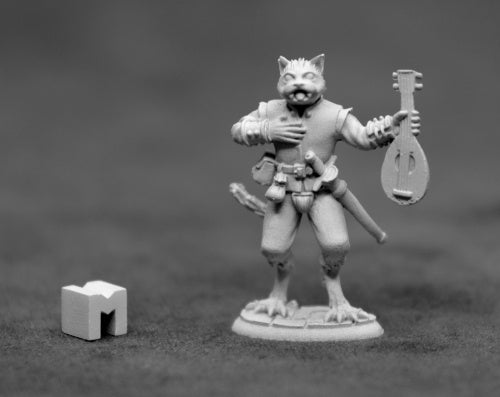 D&D Catfolk Bard Miniature