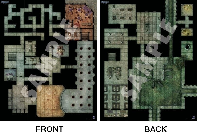 Pathfinder Flip-Mat Classic: Thieves' Guild | TTRPG Miniatures Game Ma ...