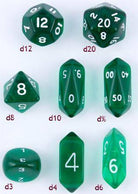 Hybrid Crystal Dice Green