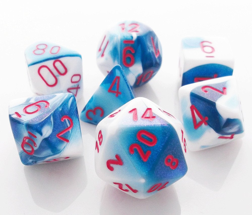 Gemini Dice Astral Blue