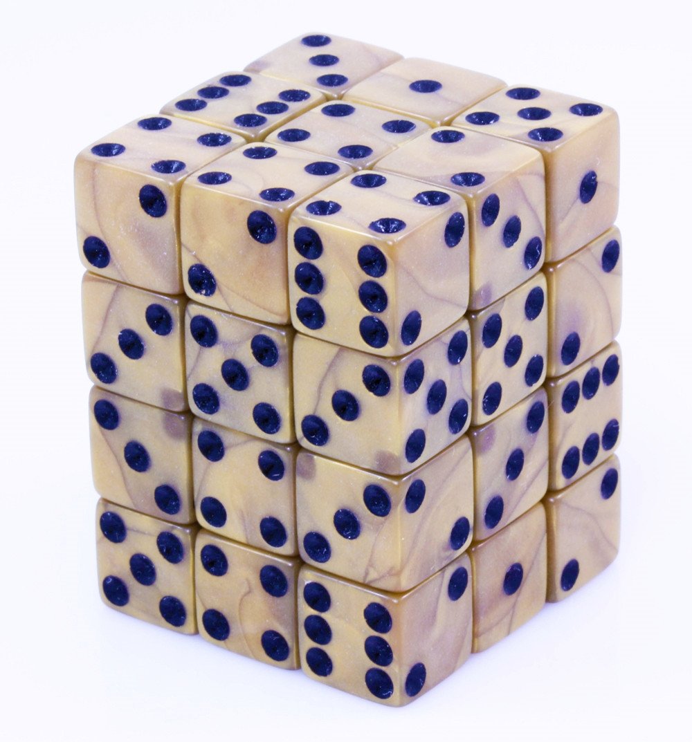 Olympic Gold d6 Mini Dice