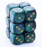 Scarab Dice d6 Jade Green