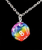 RPG Rainbow Dice Neckace