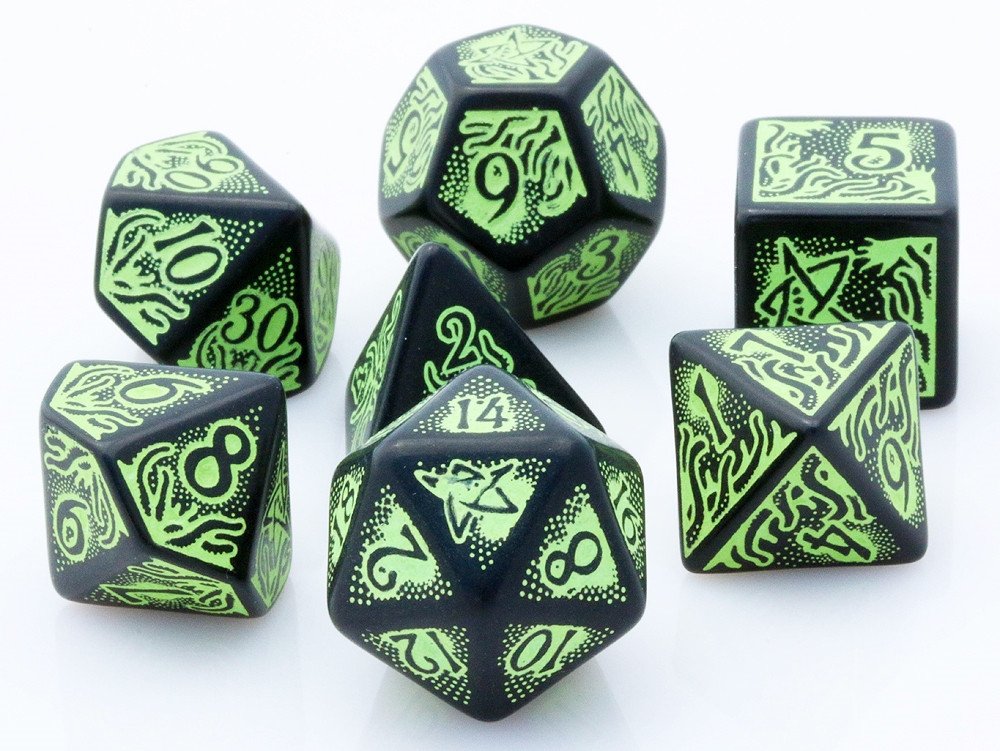 Cthulhu Dice Special Edition Green