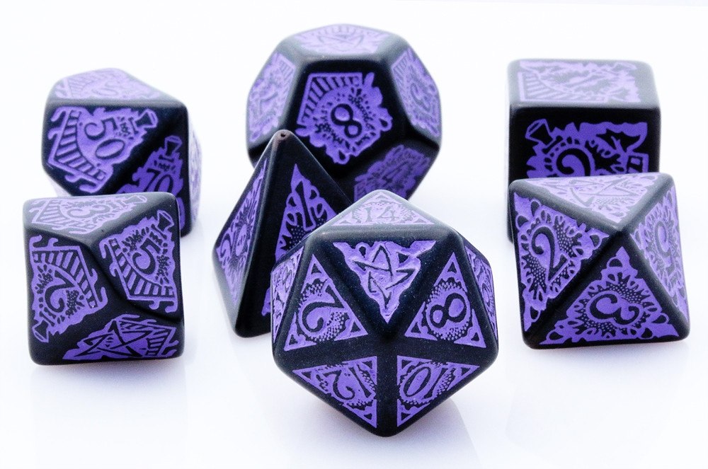 Cthulhu Dice Orient Express Purple