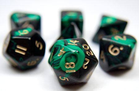 Oblivion Dice Green