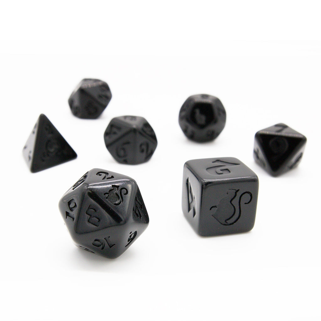 Black Cat dice for dnd games