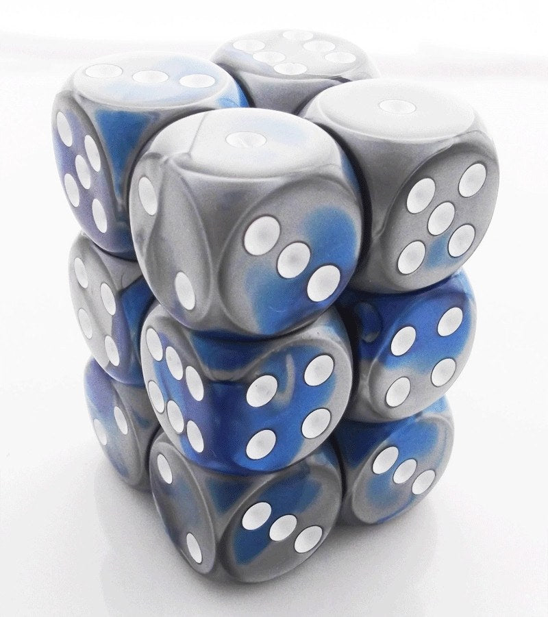 Gemini Dice d6 Blue Steel