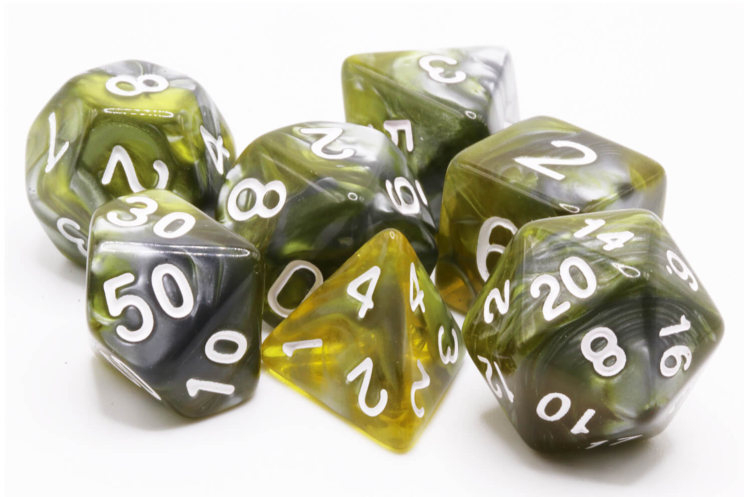 Peridot Dungeons Dragons Dice