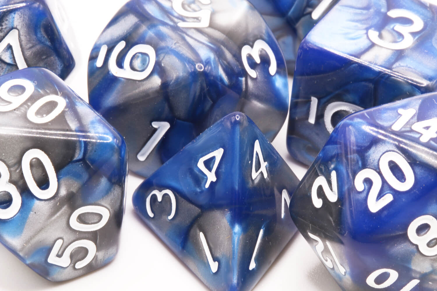 Sapphire TTRPG Dice