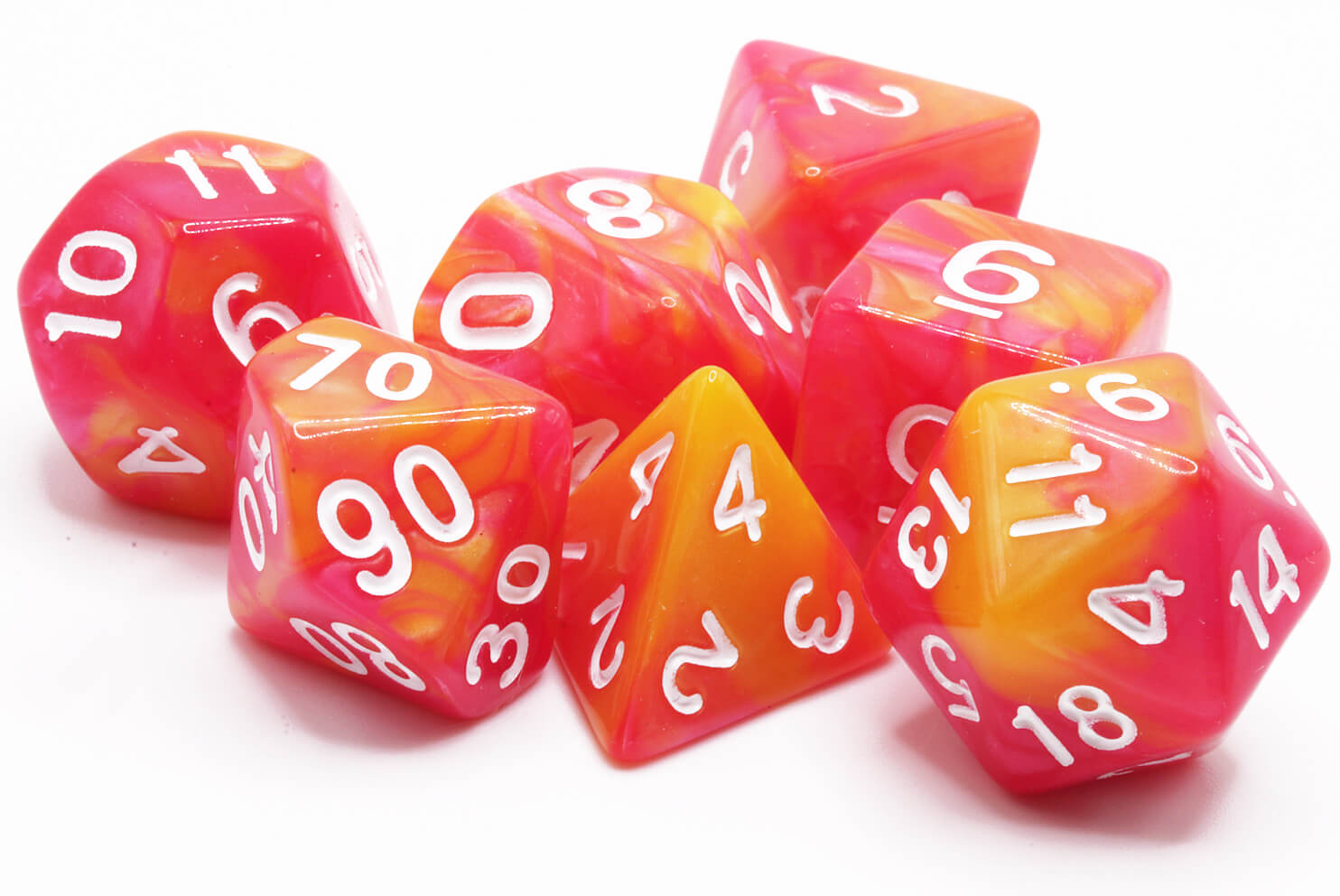 Orange Marmalade DnD Dice