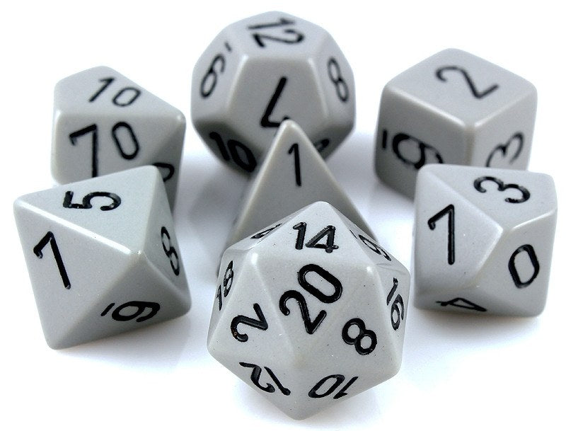 Opaque Dice Gray