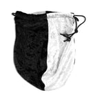 dice bag black white