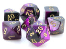 Gemini Dice Black Purple