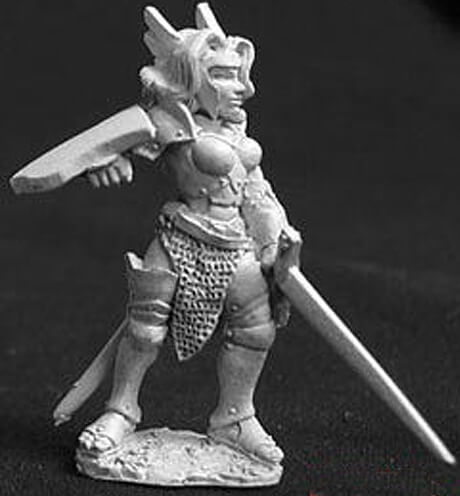 Female Paladin Miniature