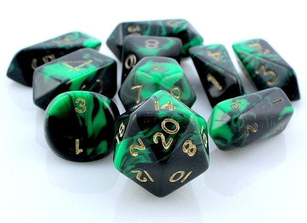 Oblivion Hybrid Dice Green