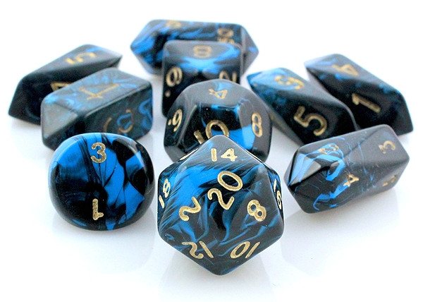 Oblivion Dice Hybrid Blue