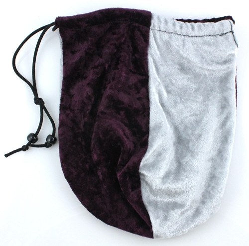 dice bag wine silver