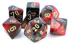 Gemini Dice Black Red