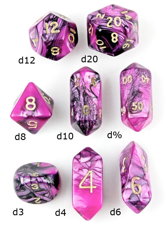 Hybrid Toxic Dice Black