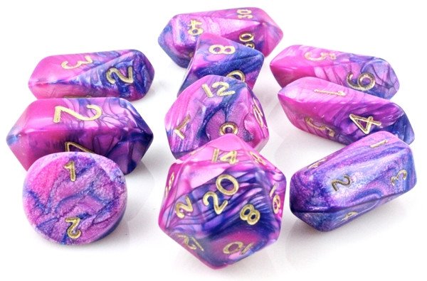 Toxic Hybrid Dice Pink Blue