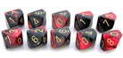 Gemini Dice Black Red