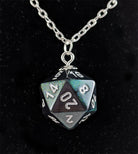 Borealis Smoke Black d20 Necklace