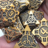 Scorpion Metal Dice Antique Gold Video