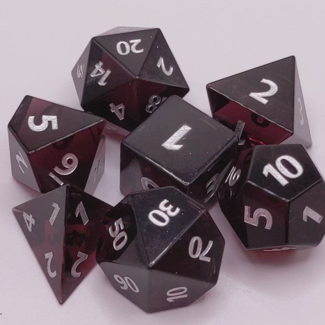 Gemstone Dice Purple Crystal Video