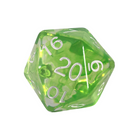 Big Slime Green D20 Dice