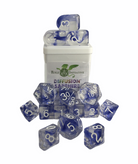 15 piece Diffusion Dice (Sapphire)